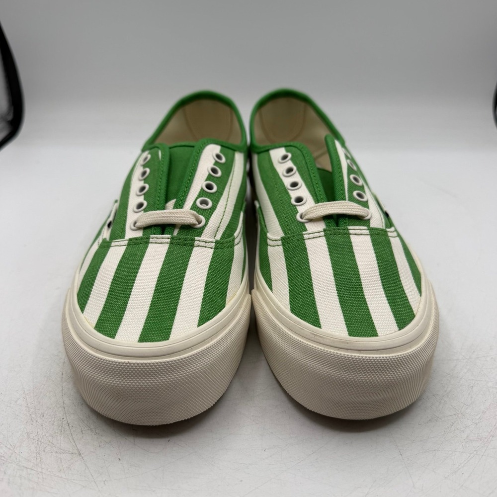 VANS OG Style 43 LX Low Shoes Men Sz 9 Lime Green Pinstripe Sneakers VN0A3DPBVQX - Picture 4 of 11